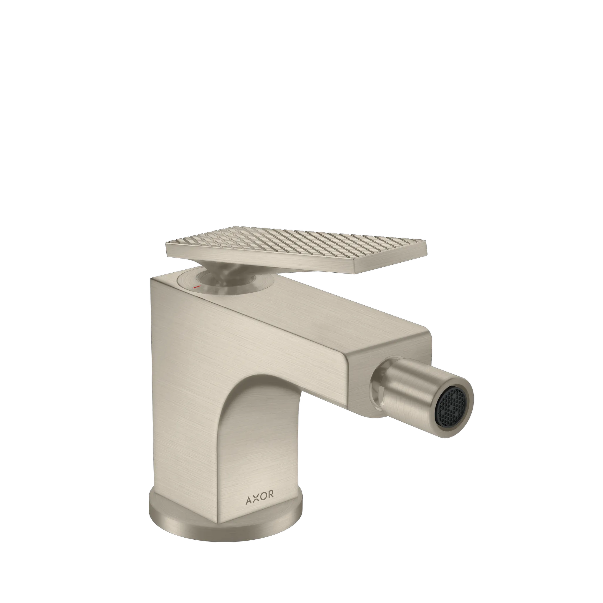 Hansgrohe AXOR Citterio Einhebel-Bidetmischer, Rautenschliff, Brushed Nickel Hansgrohe AXOR Citterio Einhebel-Bidetmischer, Rautenschliff, Brushed Nickel
