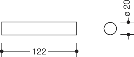 HEWI Reservetoilettenpapierhalter „System 800“ in Befestigung verdeckt HEWI Reservetoilettenpapierhalter „System 800“ in Befestigung verdeckt