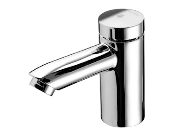 Standventil PETIT SC, HD-K - Hochdruck Kaltwasser / vorgemischtes Wasser, Selbstschluss, DN 15 G 1/2 AG, Gehäuse entzinkungsbeständiges Messing, chrom