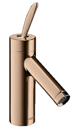 Hansgrohe AXOR Starck Classic Einhebel-Waschtischmischer 70 mit Zugstangen-Ablaufgarnitur, Polished Red Gold