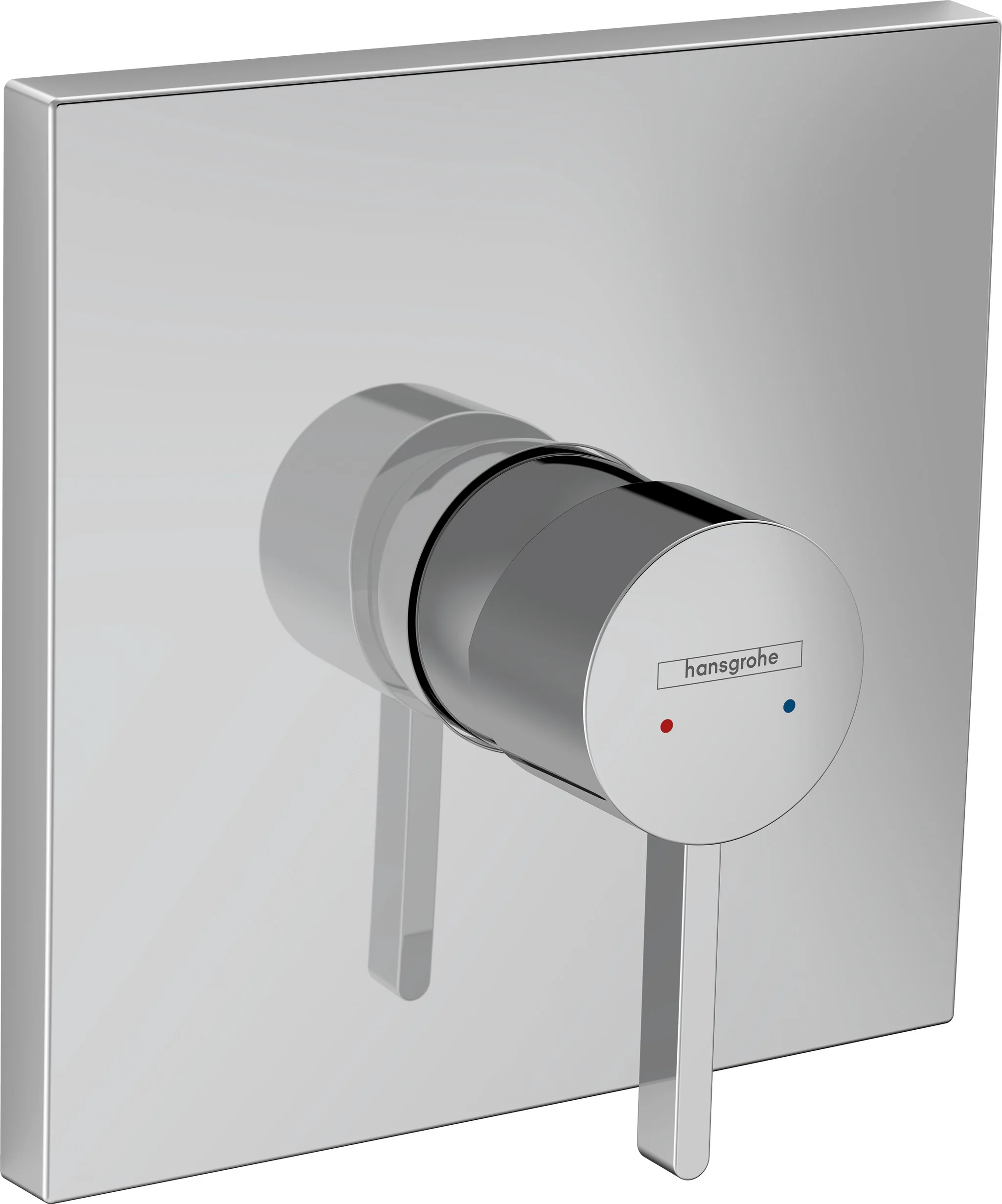 Hansgrohe Finoris Einhebel-Brausemischer Unterputz, Chrom, max. Durchflussmenge 29,3 l/min bei 3 bar, Keramikmischsystem, einstellbare Temperaturbegrenzung, für iBox universal