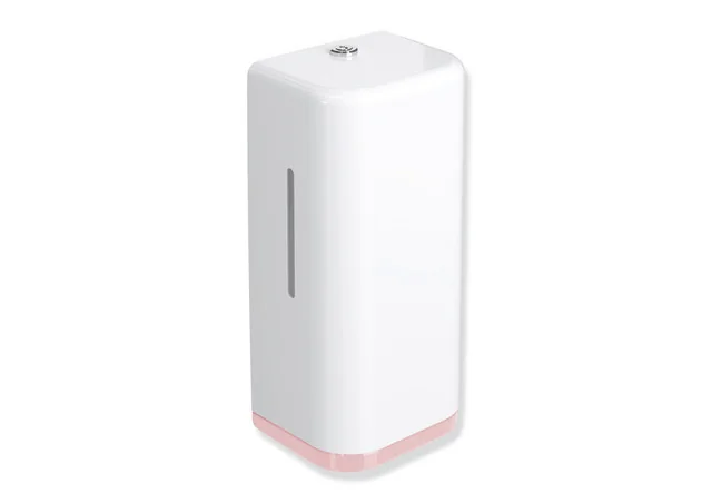 HEWI SENSORIC Elektronischer Desinfektionsmittelspender Serie 477, Korpus Signalweiß (Farbe 98), Rahmen Rosa (Farbe 47), 134 mm breit, 278 mm hoch, 106 mm tief, 500 ml Füllmenge, berührungslose Desinfektionsmittelausgabe mit Beleuchtung HEWI SENSORIC Elektronischer Desinfektionsmittelspender Serie 477, Korpus Signalweiß (Farbe 98), Rahmen Rosa (Farbe 47), 134 mm breit, 278 mm hoch, 106 mm tief, 500 ml Füllmenge, berührungslose Desinfektionsmittelausgabe mit Beleuchtung