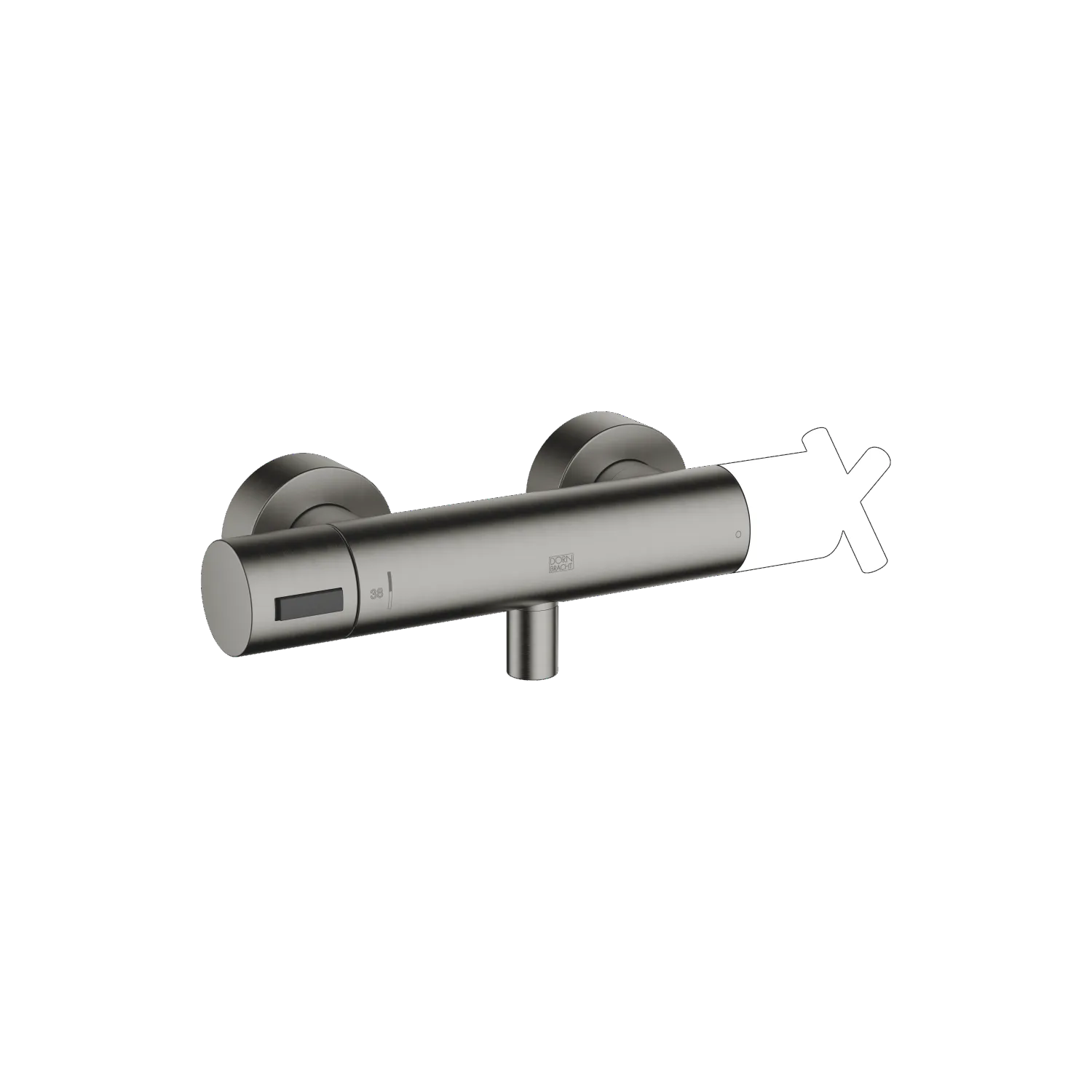 Brause-Thermostat für Wandmontage SERIENNEUTRAL Chrom 34443979