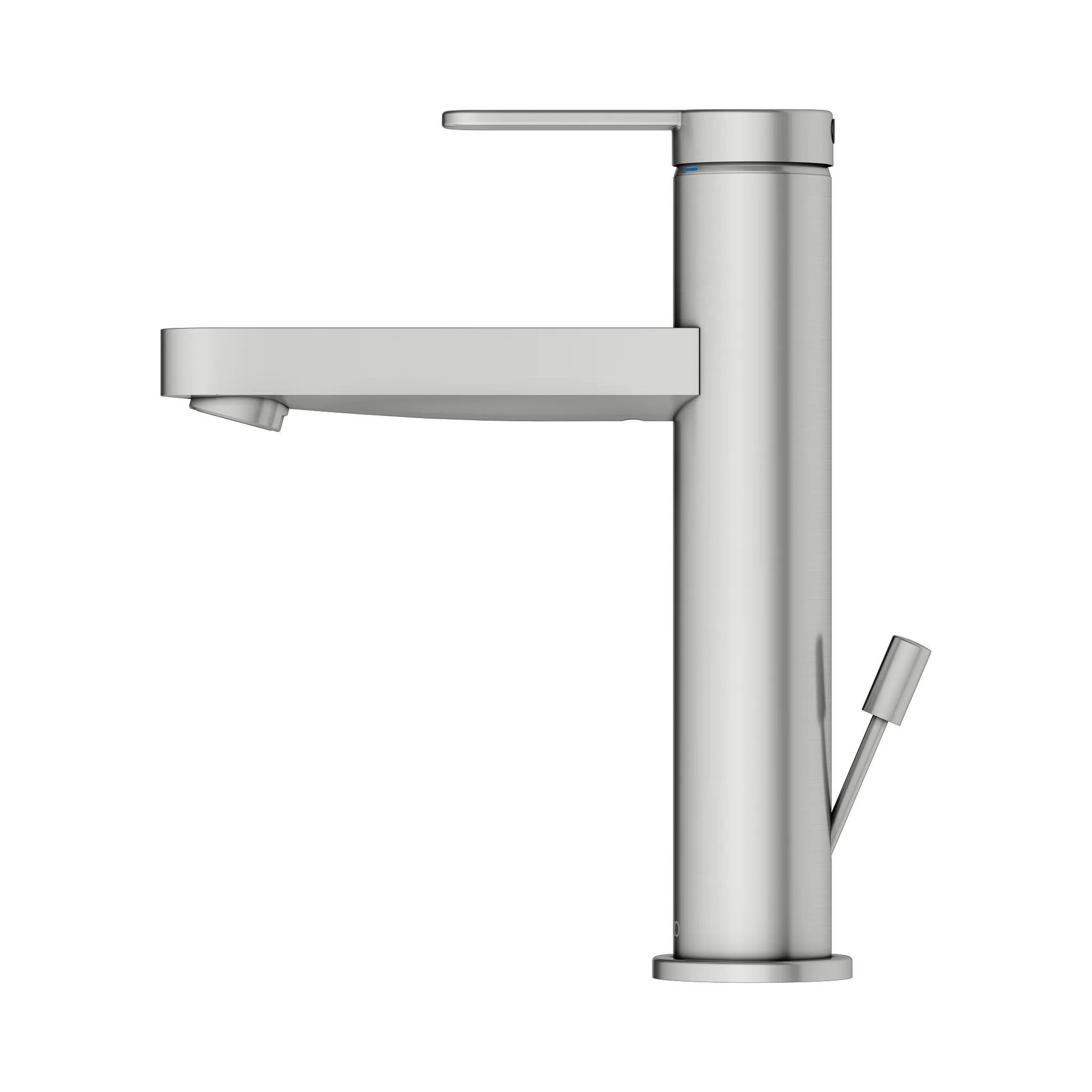 KEUCO IXMO Einhebel-Waschtischmischer 130 IXMO Flat mit Zugstangen-Ablaufgarnitur IXMO Flat, Rosette rund Edelstahl-finish KEUCO IXMO Einhebel-Waschtischmischer 130 IXMO Flat mit Zugstangen-Ablaufgarnitur IXMO Flat, Rosette rund Edelstahl-finish