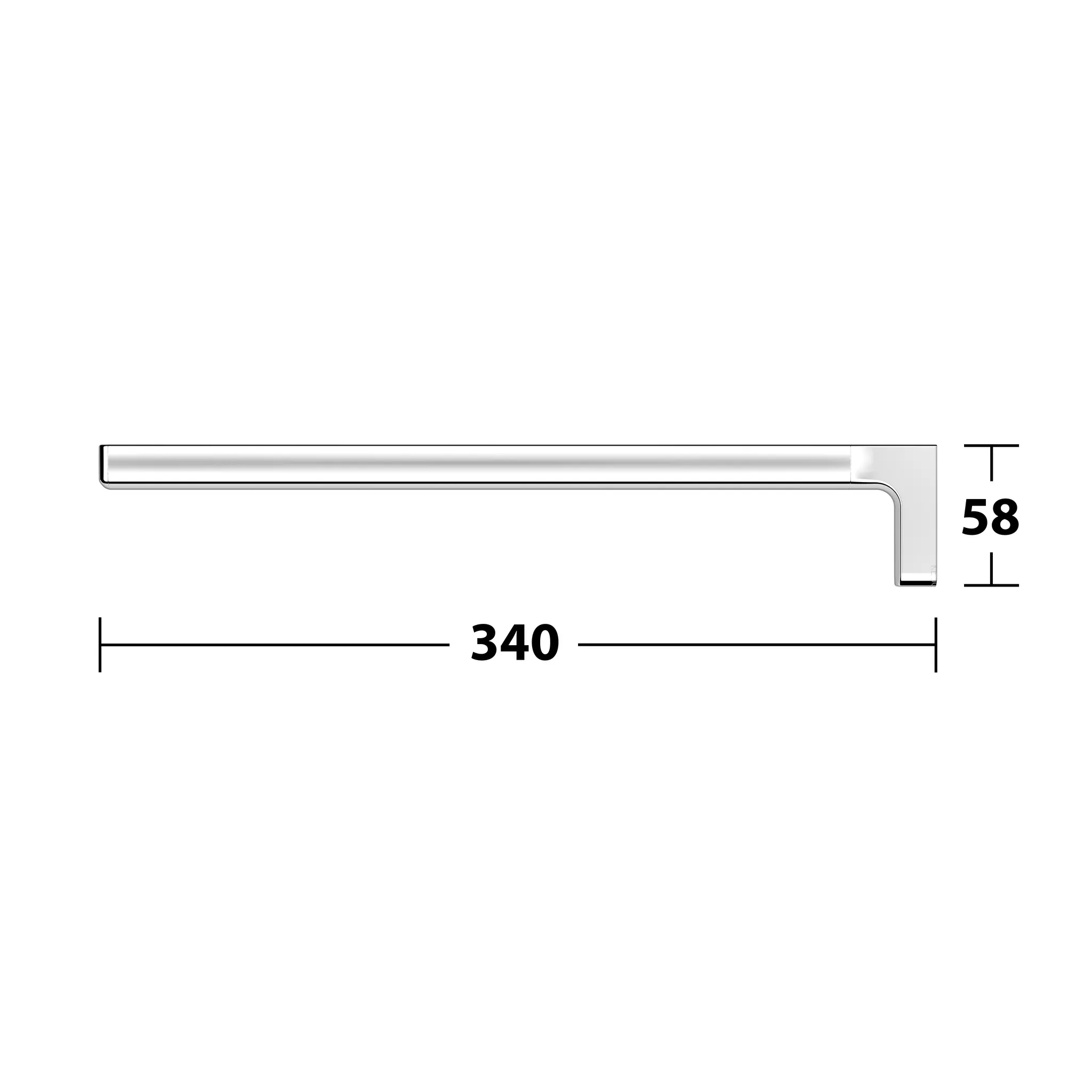 Collection Moll Handtuchhalter 340 mm verchromt Handtuchhalter Colelction Moll 12722, 1-armig, 340 mm, feststehend, verchromt Collection Moll Handtuchhalter 340 mm verchromt Handtuchhalter Colelction Moll 12722, 1-armig, 340 mm, feststehend, verchromt