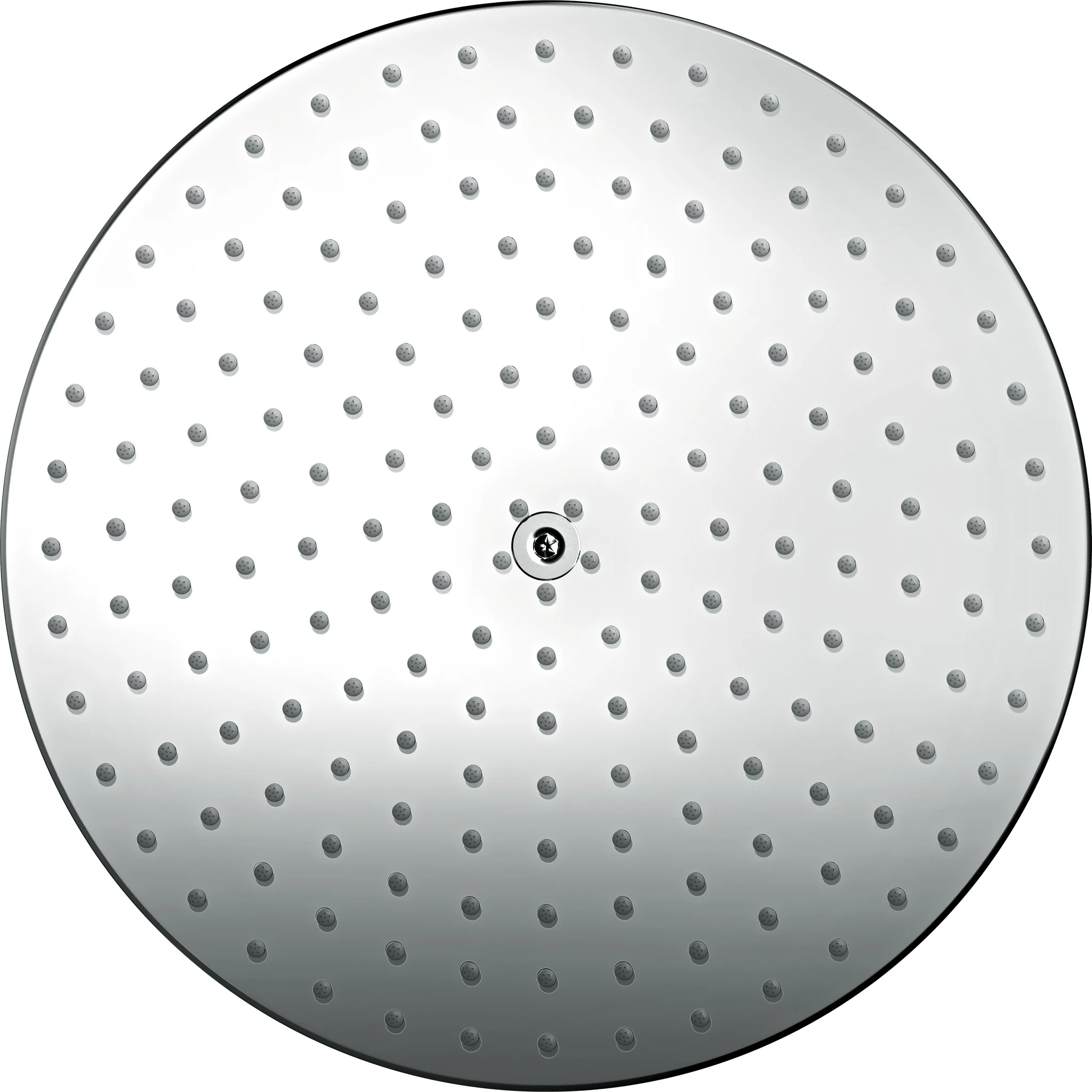 Hansgrohe Raindance S Kopfbrause PowderRain Chrom, 240 mm, verstellbarer Winkel, abnehmbare Strahlscheibe, für Durchlauferhitzer geeignet