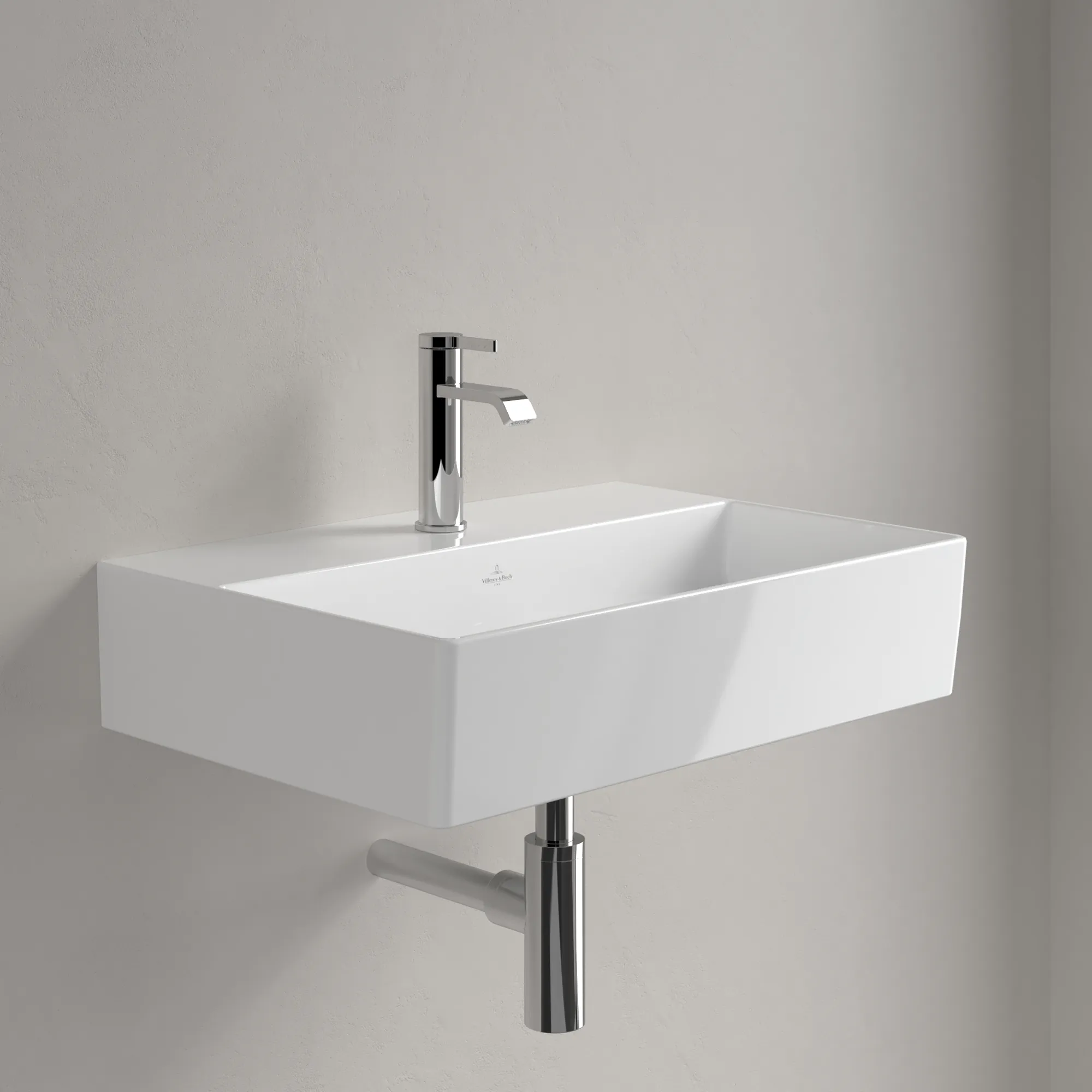 Villeroy & Boch Memento 2.0 Waschbecken 600x420mm Rechteck TitanCeram Weiß Alpin Villeroy & Boch Memento 2.0 Waschbecken 600x420mm Rechteck TitanCeram Weiß Alpin