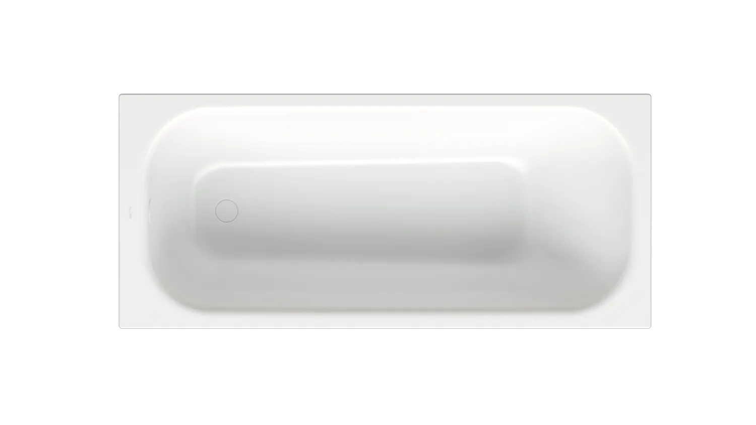 Bette BetteClassic Badewanne Edelweiß 1700x750x450 mm Rechteck Einbau Unterbau 1-Sitzer Bade-Duschkombination glasierter Titan-Stahl
