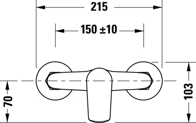 Einhand-Duscharmatur „No.1“ in Chrom Einhand-Duscharmatur „No.1“ in Chrom