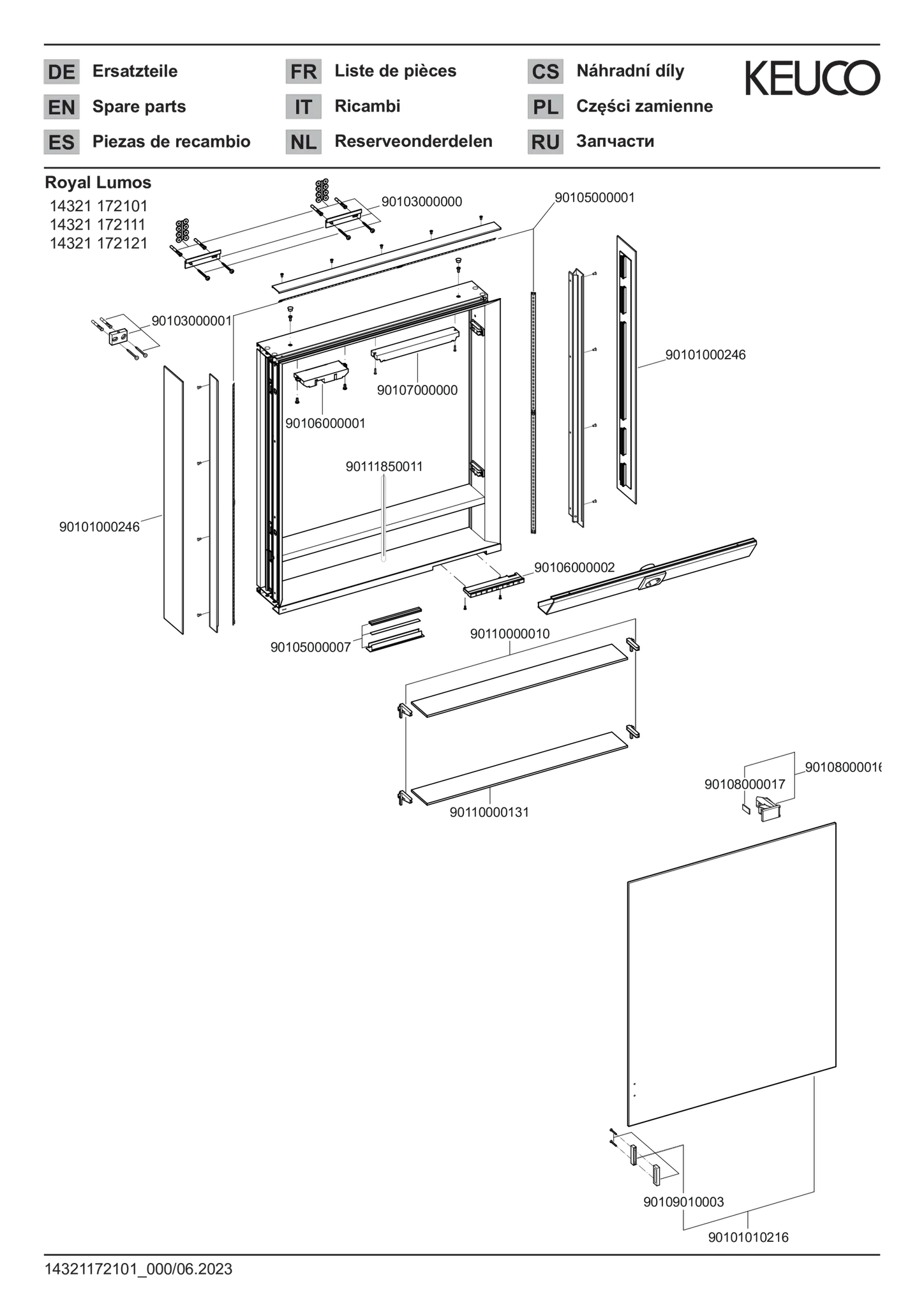 KEUCO Wandvorbau Spiegelschrank mit verdecktem Ablagefach „Royal Lumos“ in Silber (eloxiert), Anschlag rechts, rechts, Aufputz, Anschlag rechts, mit Steckdose, ohne Spiegelheizung 650 × 735 × 130 mm KEUCO Wandvorbau Spiegelschrank mit verdecktem Ablagefach „Royal Lumos“ in Silber (eloxiert), Anschlag rechts, rechts, Aufputz, Anschlag rechts, mit Steckdose, ohne Spiegelheizung 650 × 735 × 130 mm