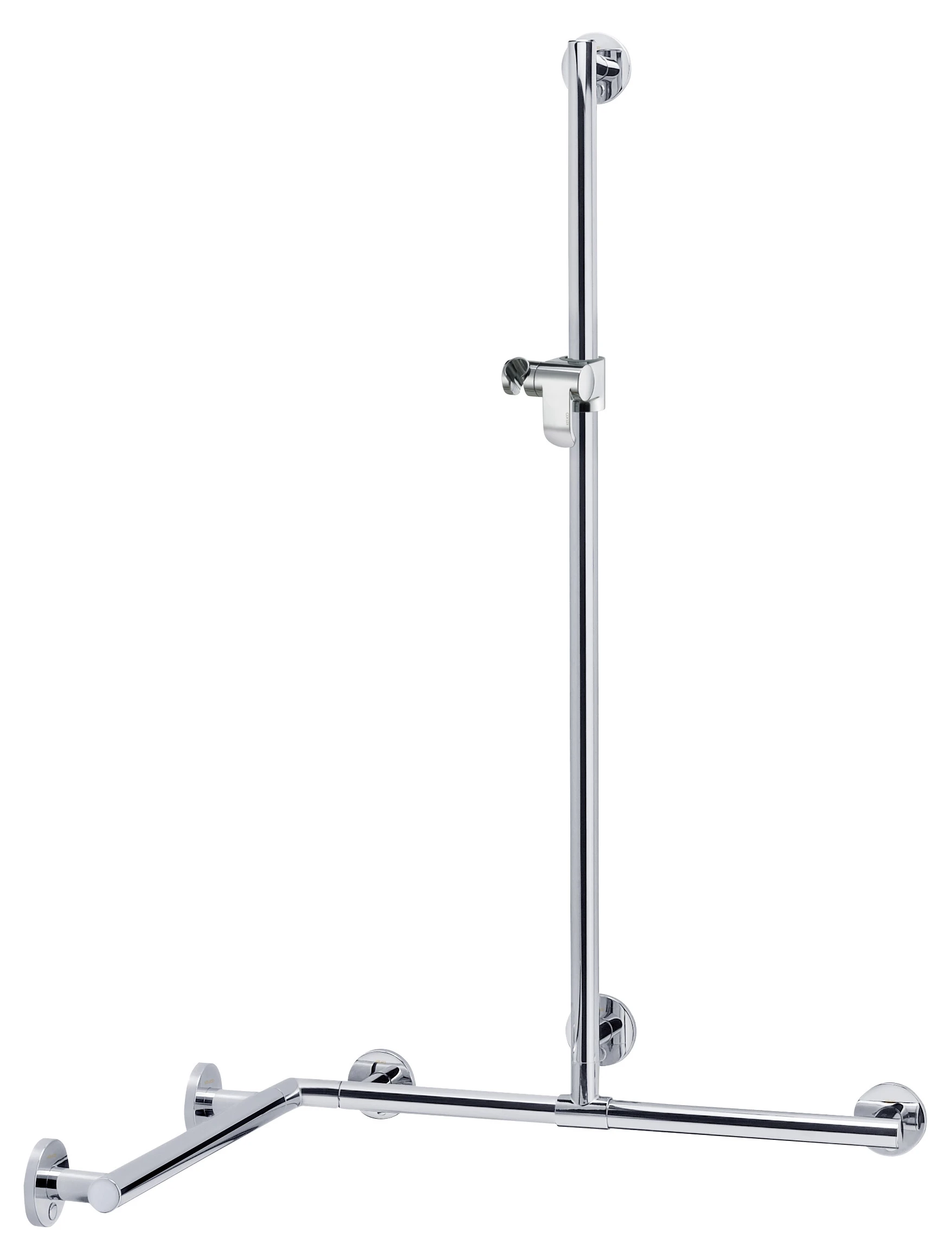 KEUCO Duschhandlauf mit Brausestange „Plan Care“ 1297 × 1097 × 1263 mm Ausführung in Verchromt KEUCO Duschhandlauf mit Brausestange „Plan Care“ 1297 × 1097 × 1263 mm Ausführung in Verchromt