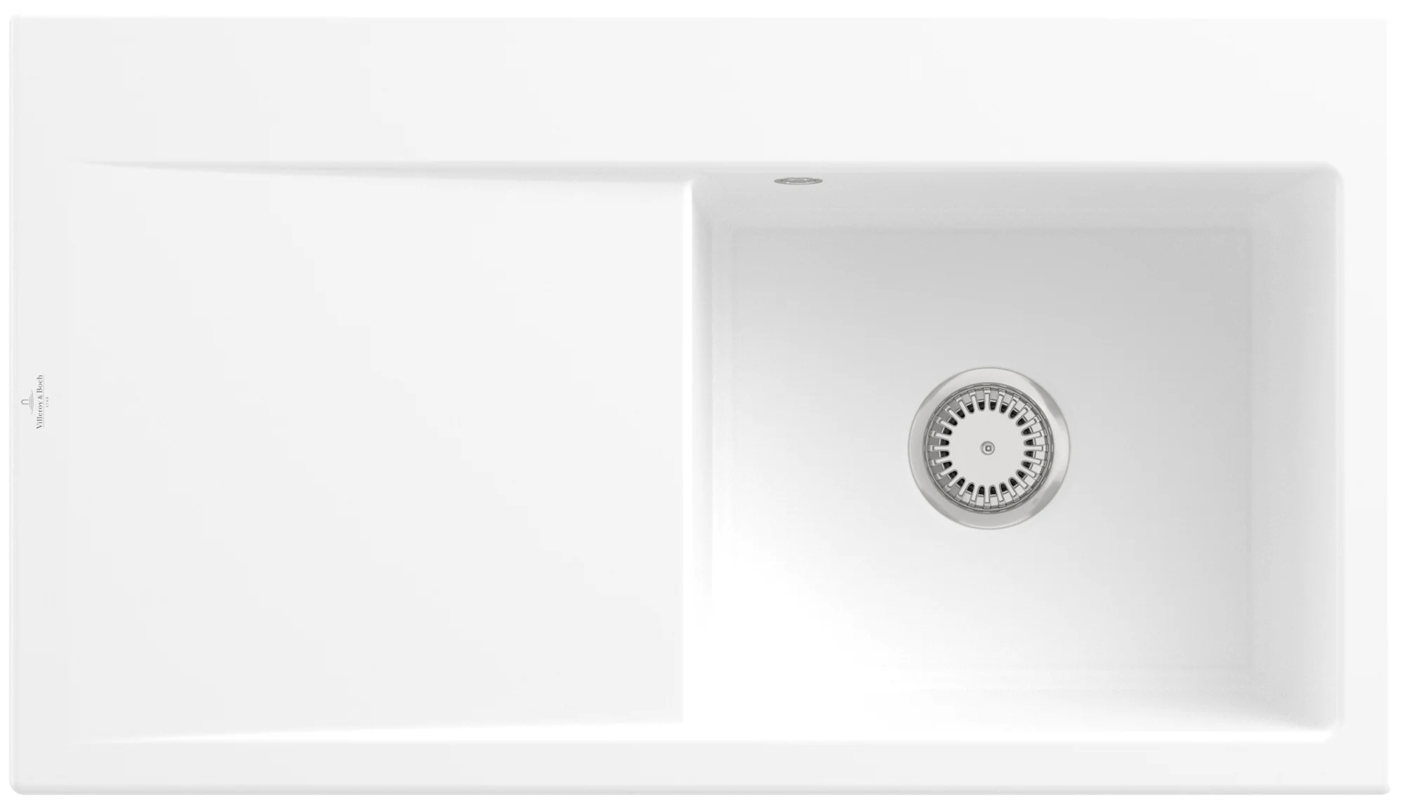 Villeroy & Boch Subway Style 50 Einbauspüle, Stone White CeramicPlus, 900x510 mm