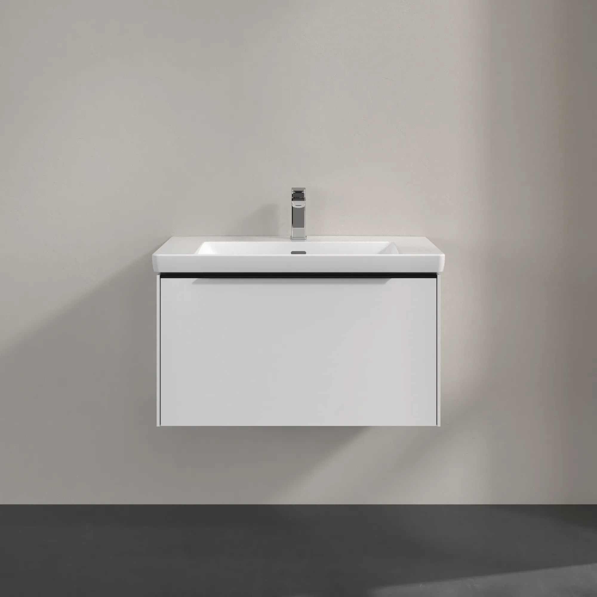 Villeroy & Boch Waschtischunterschrank „Subway 3.0“ für Schrankwaschtisch 772 × 429 × 478 mm Brilliant White, für Becken mittig