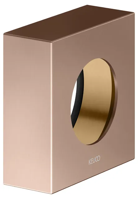 IXMO Verlängerungs-Rosette Höhe 25 mm Rotgold gebürstet eck. IXMO Verlängerungs-Rosette Höhe 25 mm Rotgold gebürstet eck.