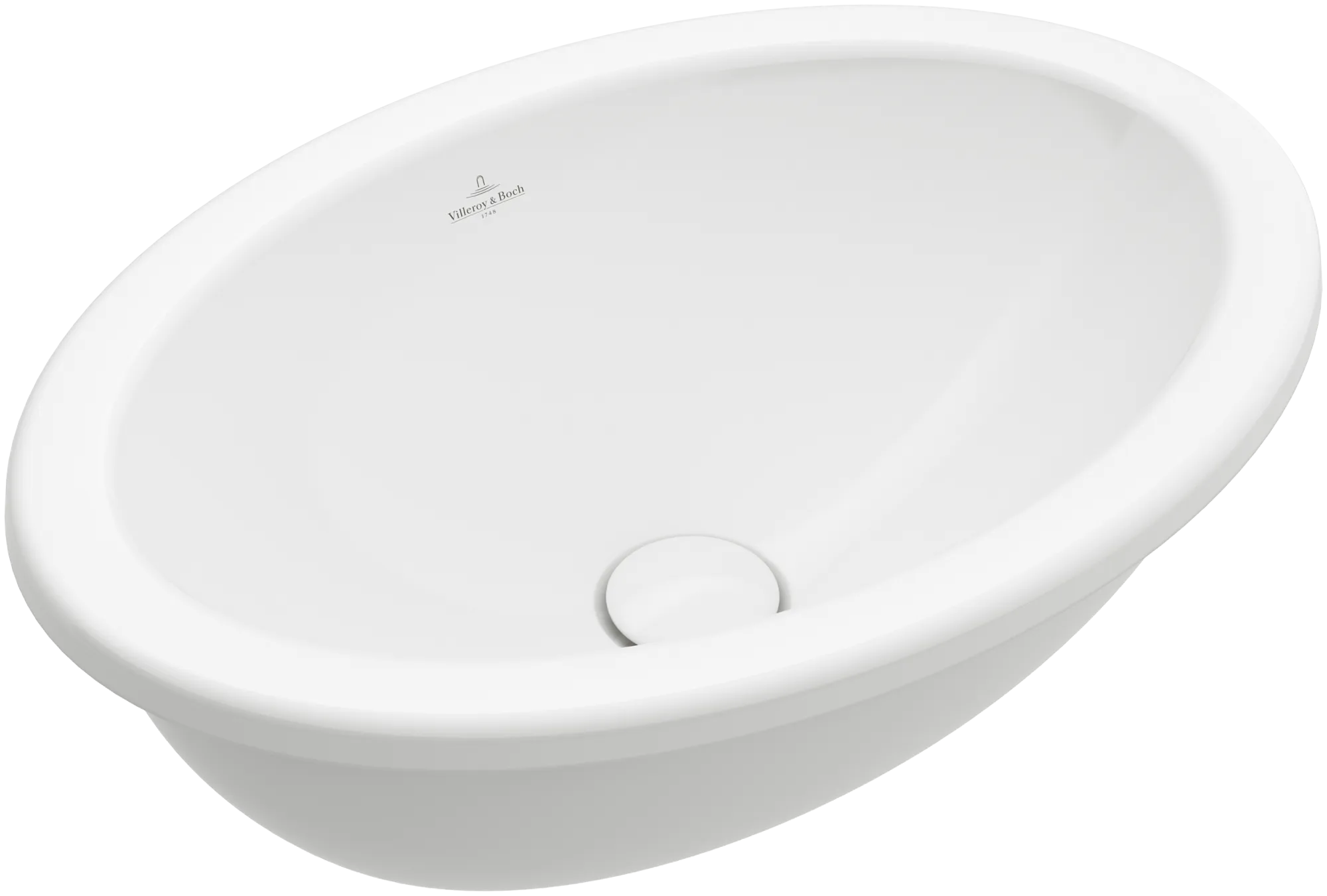 Villeroy & Boch Einbauwaschtisch aus TitanCeram „Loop & Friends“ ohne Hahnlochbohrung, 505 × 360 × 185 mm, ohne Hahnlochbohrung in Weiß Alpin Villeroy & Boch Einbauwaschtisch aus TitanCeram „Loop & Friends“ ohne Hahnlochbohrung, 505 × 360 × 185 mm, ohne Hahnlochbohrung in Weiß Alpin