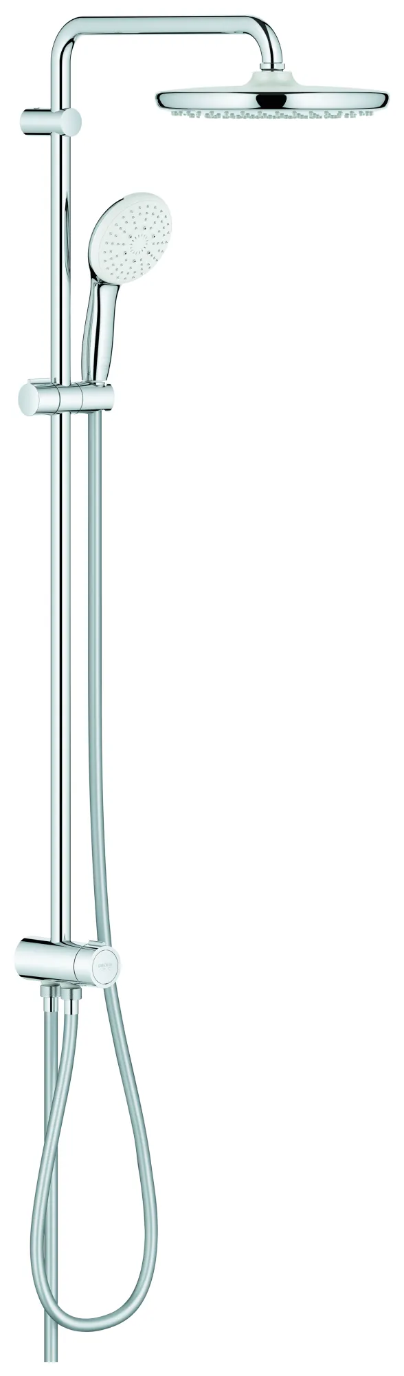 Duschsystem Tempesta 250 26675_1, mit Umstellung, Wandmontage, Kopfbrause Tempesta 250, Kopfbrause Tempesta 250 (26 666), 2 Strahlarten, Handbrause Tempesta 110, 3 Strahlarten, Water Saving, maximaler Durchfluss (bei 3 bar): 8.5 l/min, chrom Duschsystem Tempesta 250 26675_1, mit Umstellung, Wandmontage, Kopfbrause Tempesta 250, Kopfbrause Tempesta 250 (26 666), 2 Strahlarten, Handbrause Tempesta 110, 3 Strahlarten, Water Saving, maximaler Durchfluss (bei 3 bar): 8.5 l/min, chrom