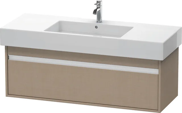 Duravit Waschtischunterschrank wandhängend „Ketho“ 120 × 41 × 45,5 cm Leinen