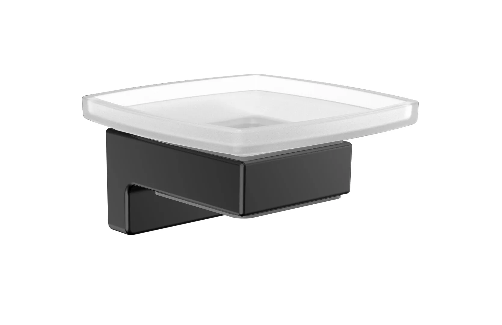 emco accessoires PG1 emco cue SeifenhalterGlasteil satiniert, schwarz emco accessoires PG1 emco cue SeifenhalterGlasteil satiniert, schwarz