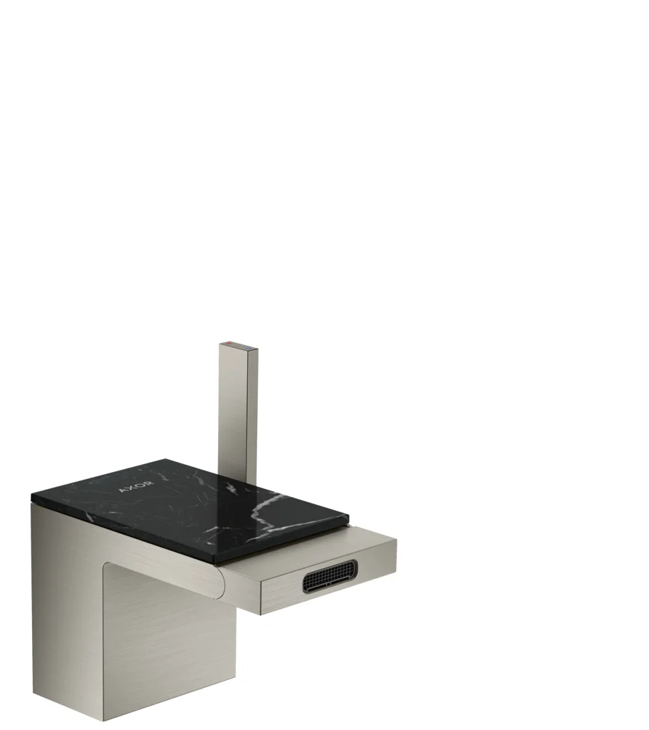 Hansgrohe AXOR MyEdition Platte Marmor Nero Marquina, Länge 117 mm, abnehmbar Hansgrohe AXOR MyEdition Platte Marmor Nero Marquina, Länge 117 mm, abnehmbar