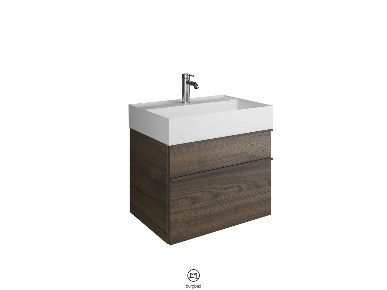 burgbad Badmöbelset „Yumo“ in Eiche Dekor Silber burgbad Badmöbelset „Yumo“ in Eiche Dekor Silber