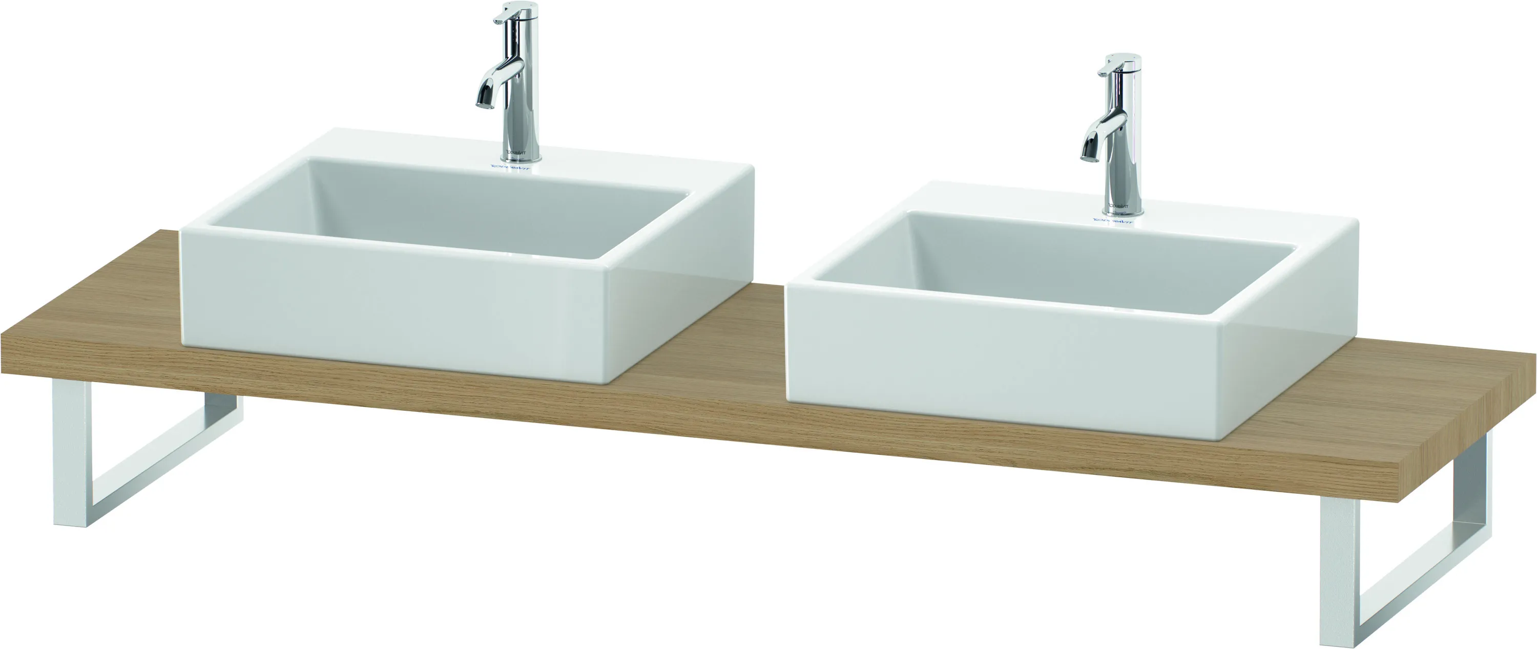 Duravit Konsole „DuraStyle“, links und rechts in Eiche Natur Duravit Konsole „DuraStyle“, links und rechts in Eiche Natur