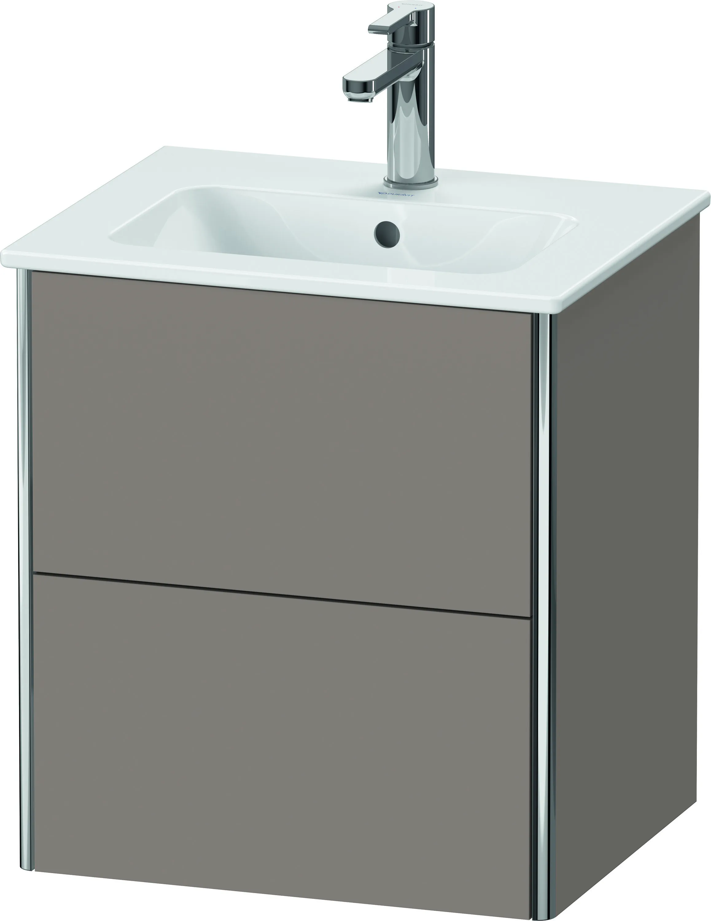Duravit Waschtischunterschrank wandhängend „XSquare“ 51 × 56 × 41,8 cm Basalt Matt Duravit Waschtischunterschrank wandhängend „XSquare“ 51 × 56 × 41,8 cm Basalt Matt