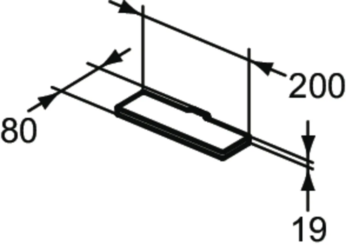 LED-Leuchte Mirror&Light, 6W, 200x80x19mm, Chrom LED-Leuchte Mirror&Light, 6W, 200x80x19mm, Chrom