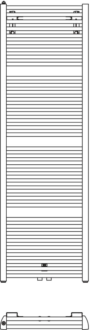 Kermi Design-Heizkörper „Duett®“ 93,4 × 118,8 cm in Weiß Kermi Design-Heizkörper „Duett®“ 93,4 × 118,8 cm in Weiß