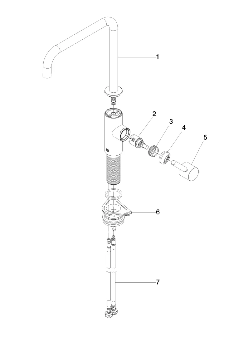 Einhebelmischer META SQUARE Chrom 33815861