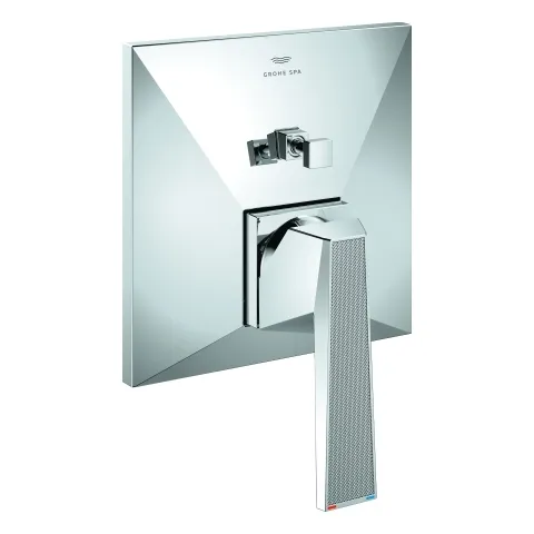 Einhand-Wannenbatterie Allure Brilliant Private Collection 24425, Fertigmontageset für Rapido SmartBox, Griff mit Rändelstruktur, chrom Einhand-Wannenbatterie Allure Brilliant Private Collection 24425, Fertigmontageset für Rapido SmartBox, Griff mit Rändelstruktur, chrom