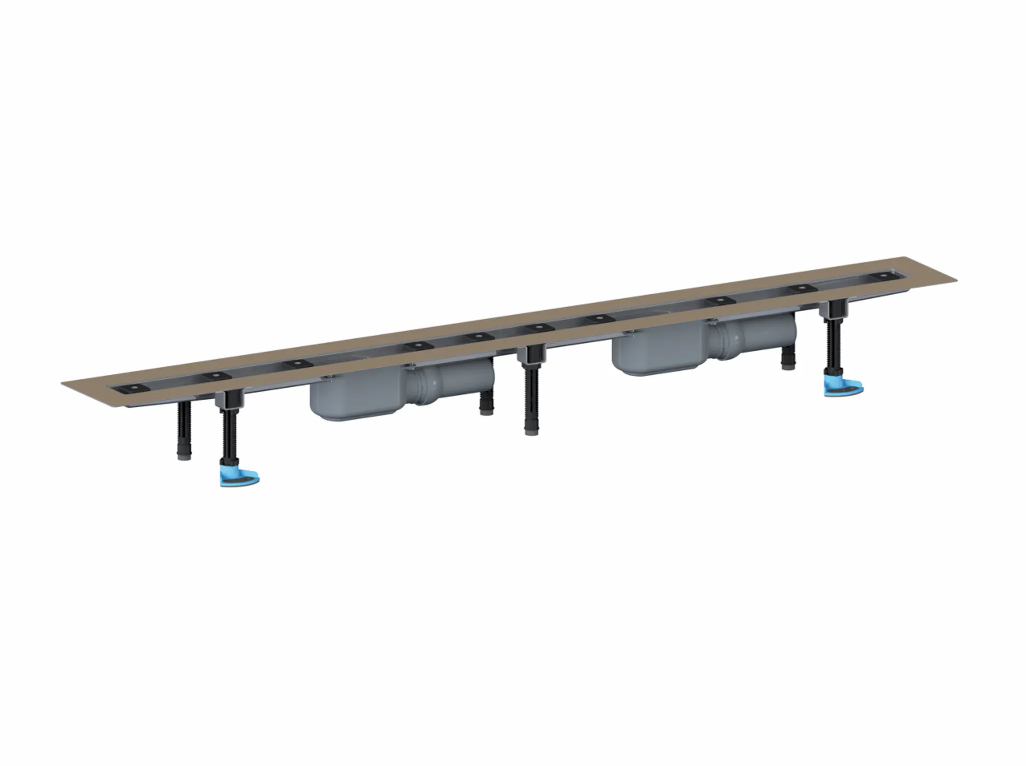 Duschrinne CeraLine Plan F Duo 1500 mm, DN 50