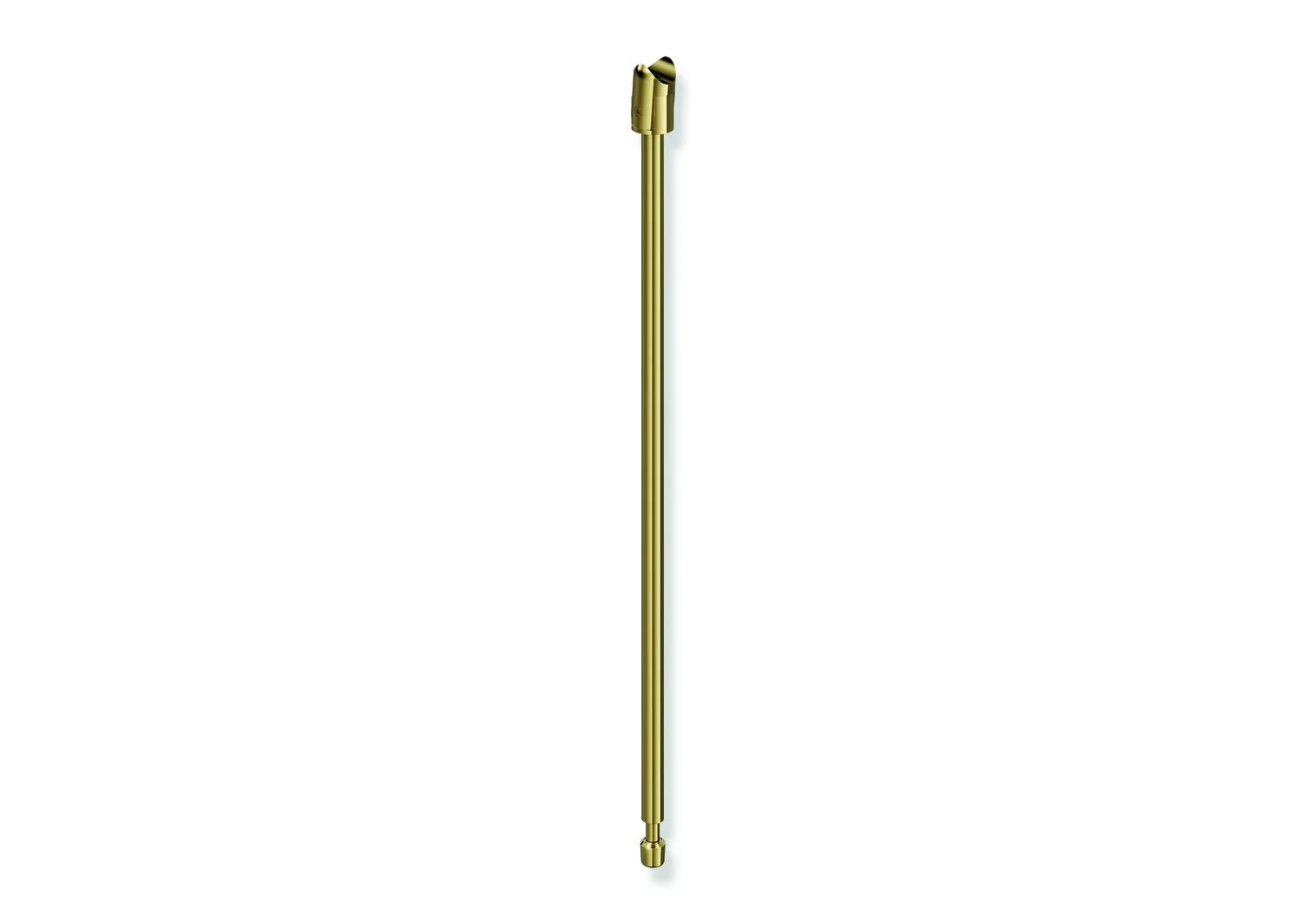 HEWI Bodenstütze System 900, Edelstahl PVD gold glänzend, Montagehöhe 680 mm, senkrechte Länge 565 mm HEWI Bodenstütze System 900, Edelstahl PVD gold glänzend, Montagehöhe 680 mm, senkrechte Länge 565 mm