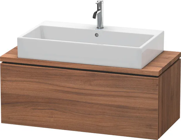 Duravit Waschtischunterschrank wandhängend „L-Cube“ 102 × 40 × 47,7 cm Nussbaum Natur