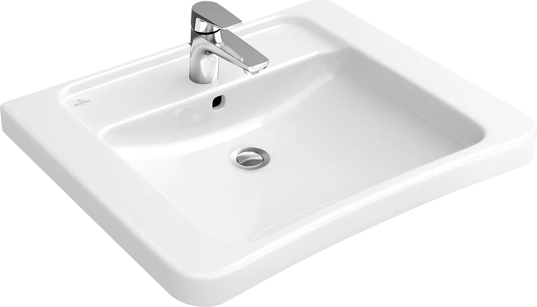 Villeroy & Boch Wandwaschtisch „ViCare“ 650 × 550 × 190 mm, ohne Hahnlochbohrung in Weiß Alpin Villeroy & Boch Wandwaschtisch „ViCare“ 650 × 550 × 190 mm, ohne Hahnlochbohrung in Weiß Alpin