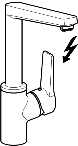 Hansa Einhand-Küchenarmatur Niederdruck „Twist“ Ausladung 193 mm in chrom Hansa Einhand-Küchenarmatur Niederdruck „Twist“ Ausladung 193 mm in chrom