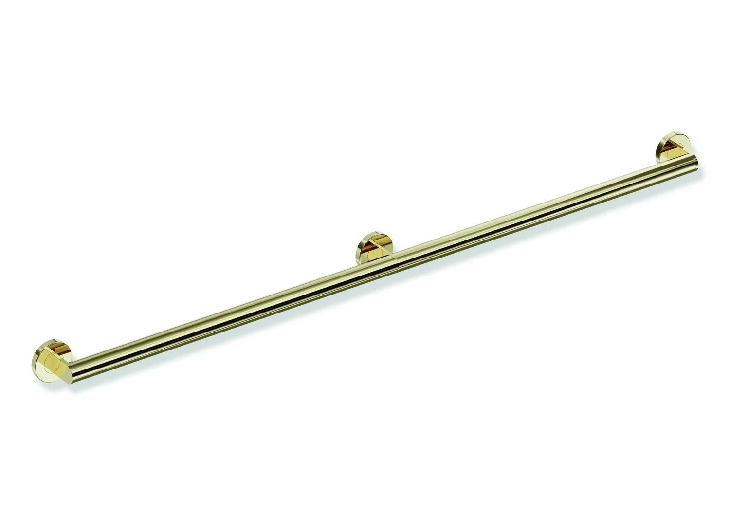 HEWI Haltegriff Edelstahl, PVD, Achsmaß 1220 mm