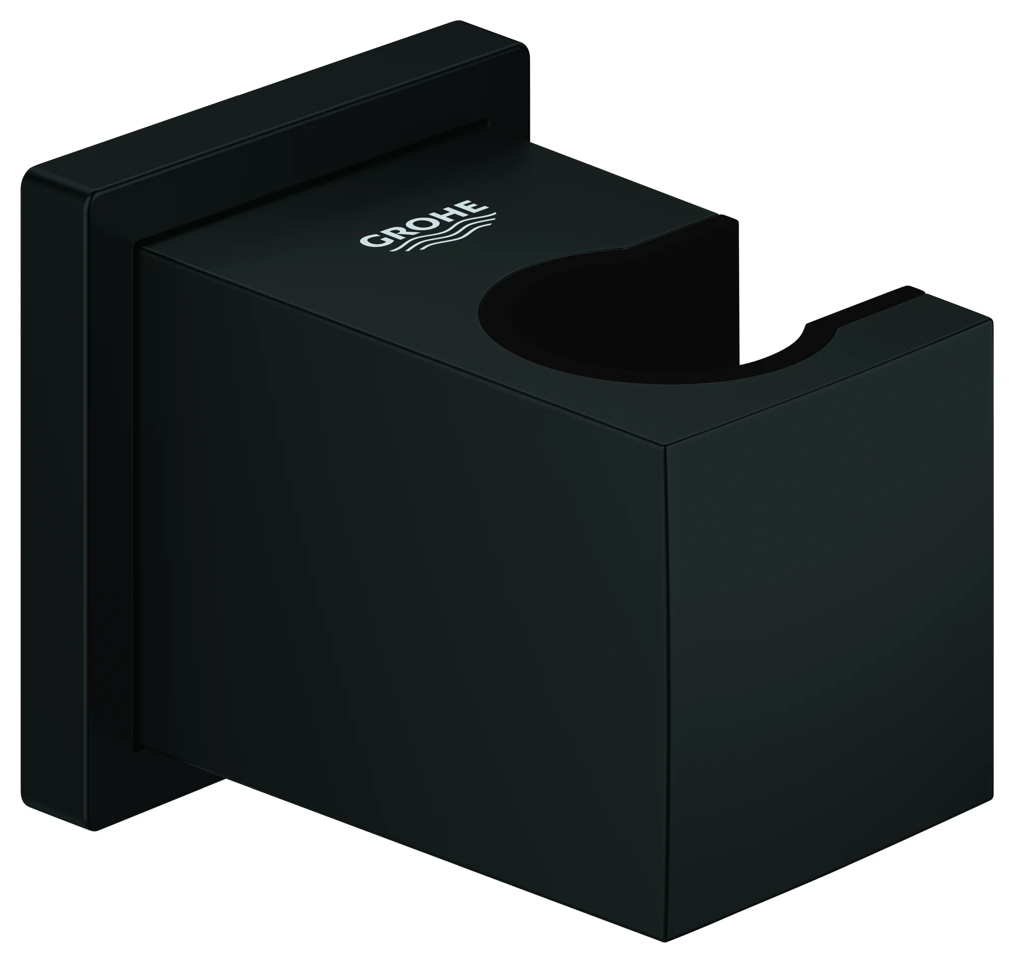 Grohe Halter für Handbrause „Euphoria Cube“, Befestigung verdeckt in matte black Grohe Halter für Handbrause „Euphoria Cube“, Befestigung verdeckt in matte black