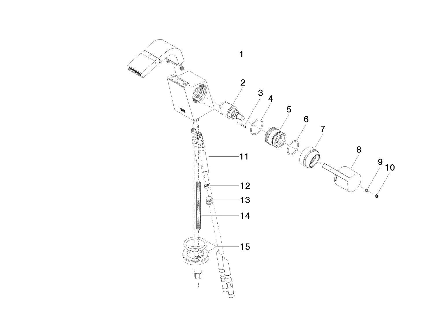 Dornbracht CL.1 Bidet-Einhandbatterie ohne Ablaufgarnitur Chrom Dornbracht CL.1 Bidet-Einhandbatterie ohne Ablaufgarnitur Chrom