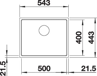BLANCO SUBLINE 500-IF SteelFrame