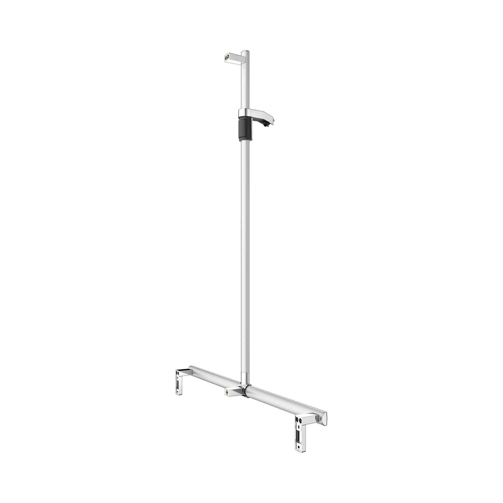 KEUCO AXESS Duschhandlauf mit Brausestange 1000/1300 mm silber-eloxiert