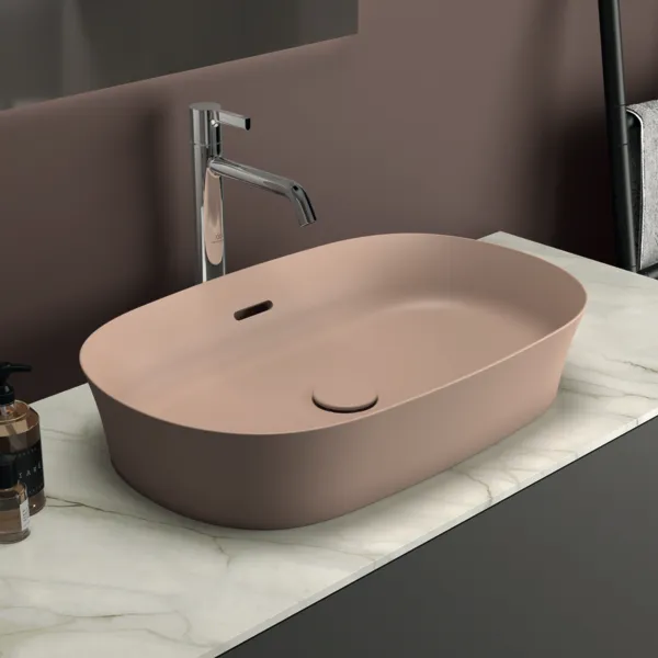 Ideal Standard Schaftventil E2114V7, nicht verschließbar, Nude, 72x72x75 mm, für Waschtisch
