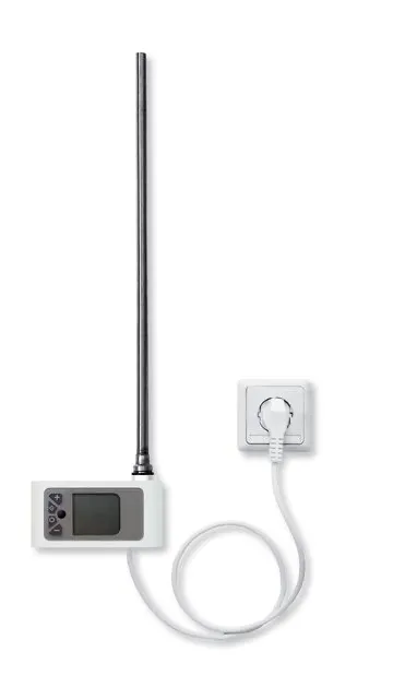 Heizstab Serie P Ausführung Trend D, Uhrenraumthermostat weiss, 230 V, 1200 W Heizstab Serie P Ausführung Trend D, Uhrenraumthermostat weiss, 230 V, 1200 W