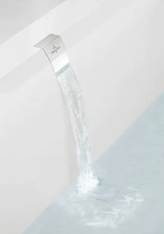 Villeroy & Boch Wasserzulauf „Squaro Edge 12“ Modell UPCON0123 in Chrome & White Villeroy & Boch Wasserzulauf „Squaro Edge 12“ Modell UPCON0123 in Chrome & White