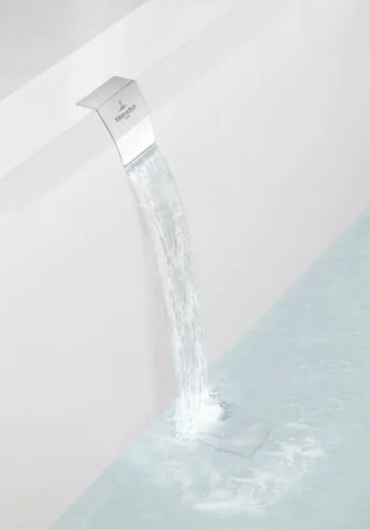 Villeroy & Boch Wasserzulauf „Squaro Edge 12“ Modell UPCON0123 in Chrome & White Villeroy & Boch Wasserzulauf „Squaro Edge 12“ Modell UPCON0123 in Chrome & White