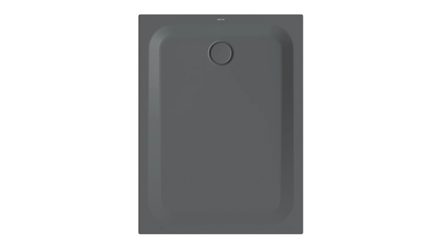 Bette rechteck Duschwanne „BetteUltra“ 1200 × 900 mm ohne Oberflächenbeschichtung, ohne Oberflächenveredelung, ohne Wannenträger, in Raven