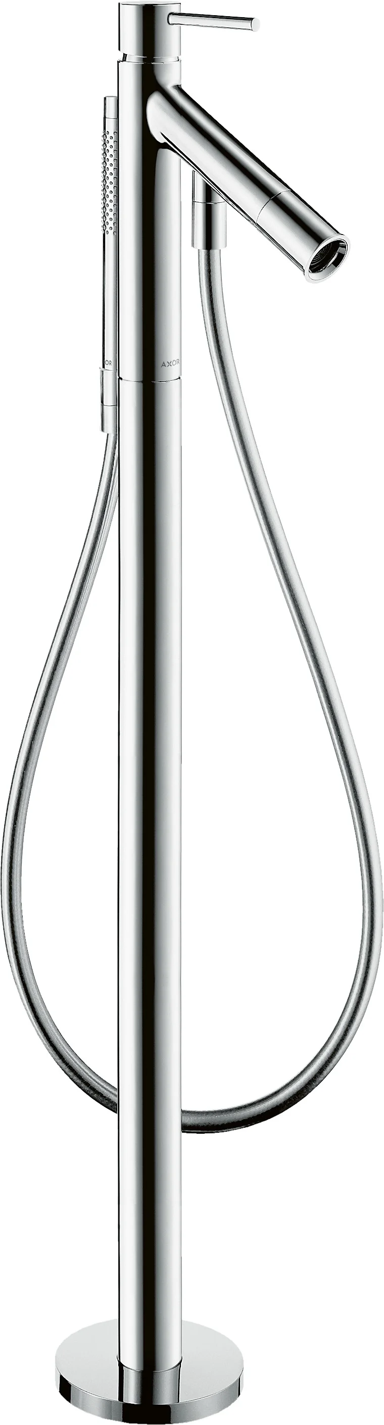 Hansgrohe AXOR Starck Einhebel-Wannenmischer bodenstehend, Chrom, Ausladung 156 mm