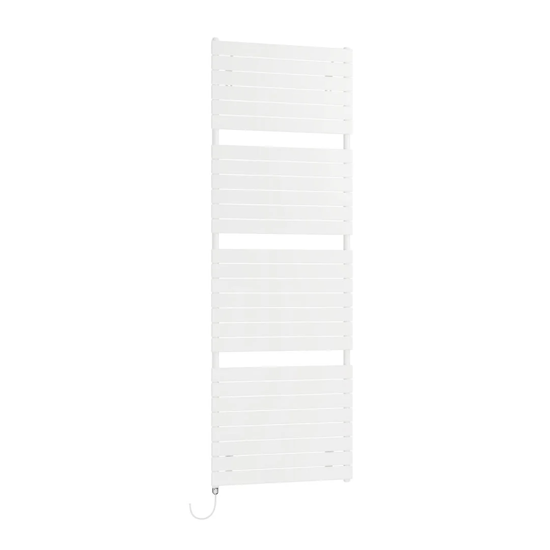 Kermi Aster Designheizkörper - Elektroheizung, 1834x450x37 mm, weiß RAL 9016 matt, links