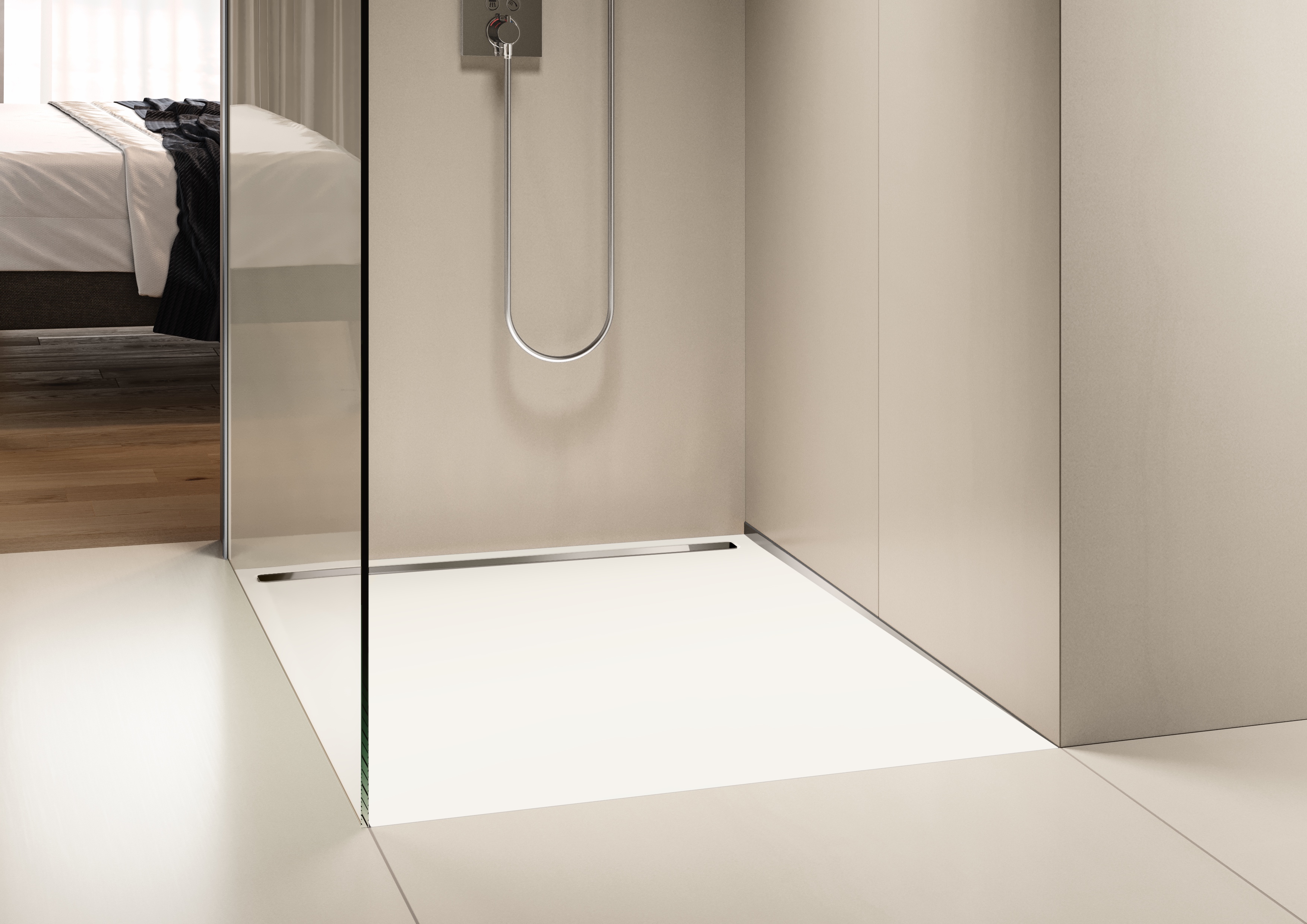 Kaldewei rechteck Duschwanne „Nexsys“ 80 × 100 cm warm grey mit Secure Plus SONDERANGEBOT Kaldewei rechteck Duschwanne „Nexsys“ 80 × 100 cm warm grey mit Secure Plus SONDERANGEBOT