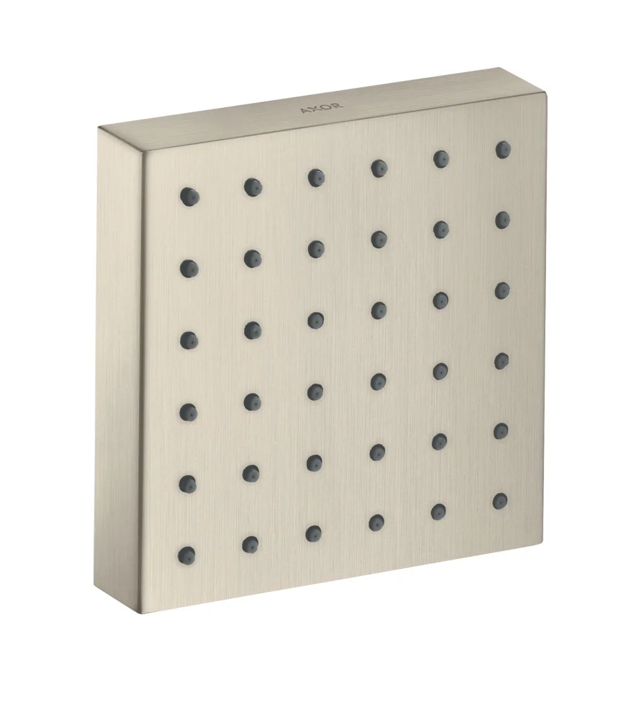 Hansgrohe AXOR ShowerSolutions Brausemodul 120/120 Unterputz eckig, Brushed Nickel