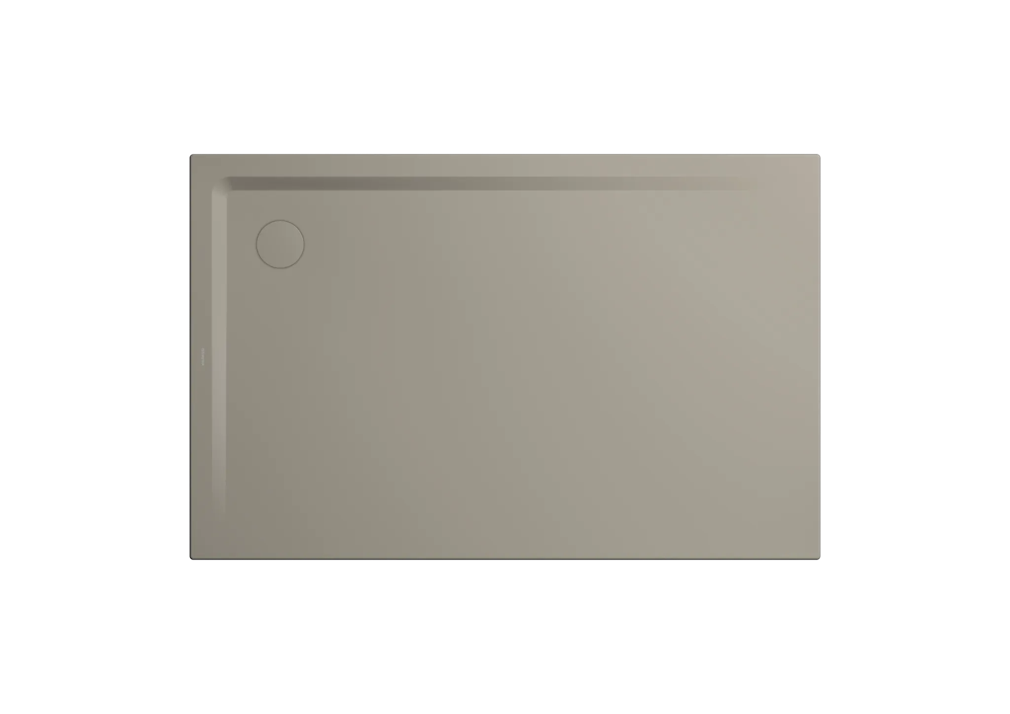 Kaldewei Duschwanne „Superplan“ 100 × 170 cm mit Antislip Secure Plus, in warm grey 50